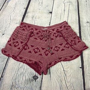 Forever21 Elephant Print Shorts Size Medium